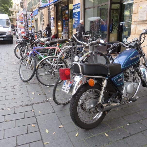 Toulouse France Where motorcycle parking is a paradise