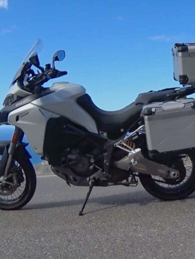 Broken Multistrada side stands sidestand