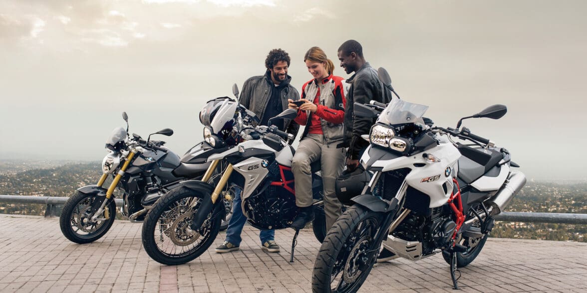 BMW Motorrad creating digital riders information apps friends distracted passion