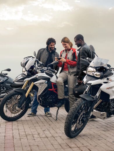 BMW Motorrad creating digital riders information apps friends distracted passion