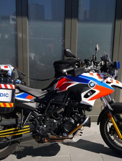 Motorcycle paramedics