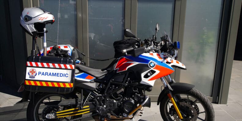 Motorcycle paramedics