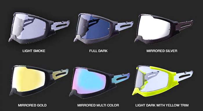 Caberg Ghost Visor Colors