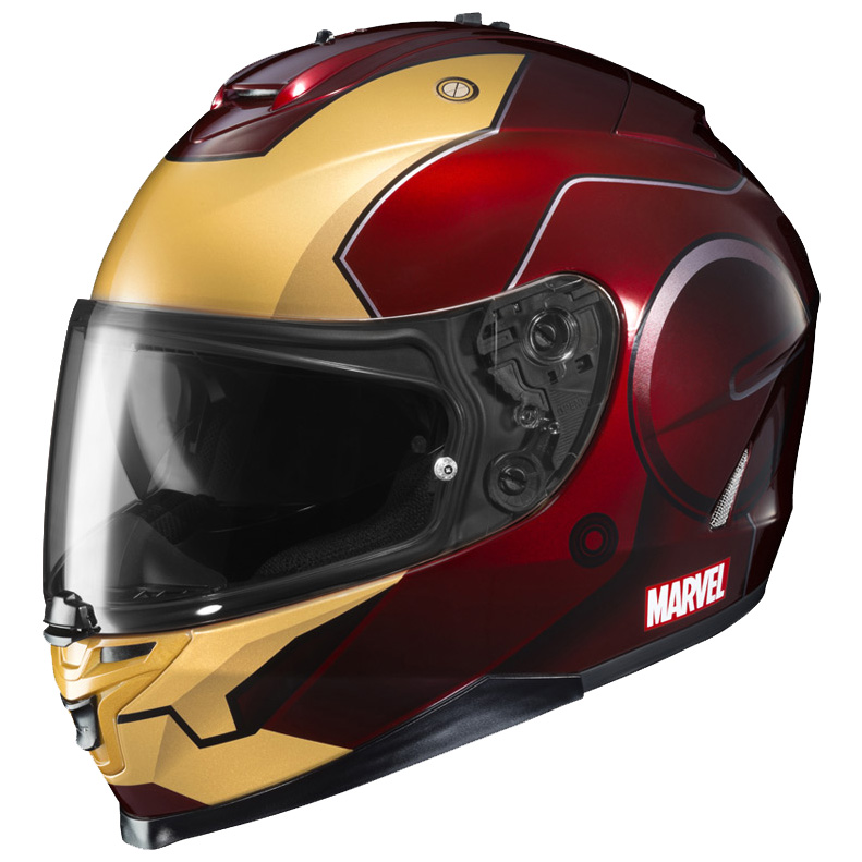 HJC releases Star Wars and Marvel helmets Ironman fitting