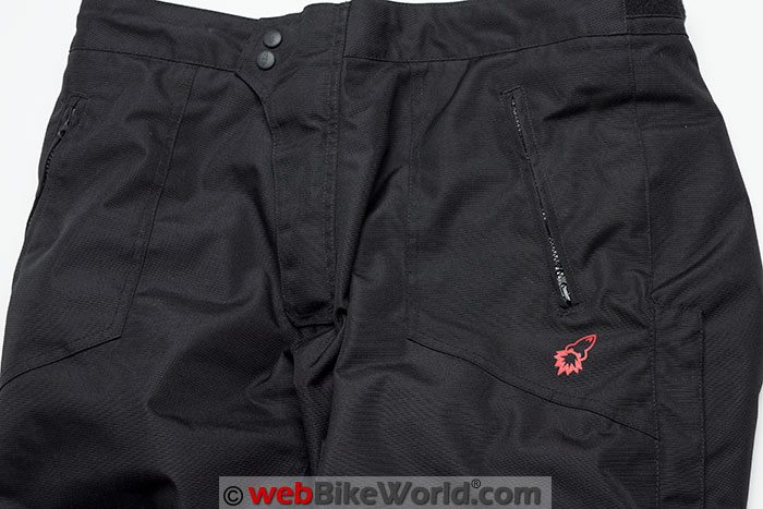 Joe Rocket Ballistic 7 Pants Front Pockets