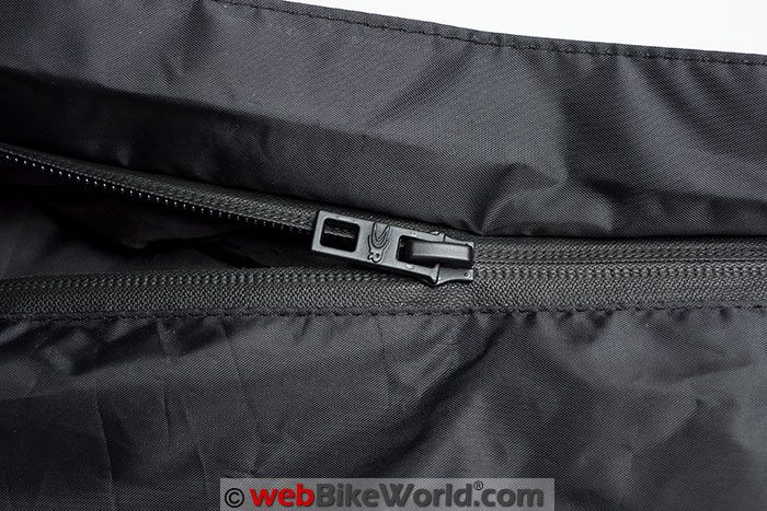 Joe Rocket Ballistic 7 Pants Waterproof Liner Leg Zipper Close-up