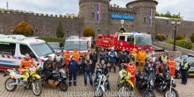 Knights gather for round-table ride at Kryal Castle