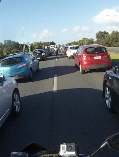 RTR SA lane filtering traffic extends