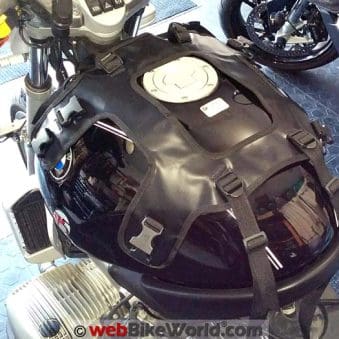 Touratech Waterproof Moto Tank Bag Review - webBikeWorld