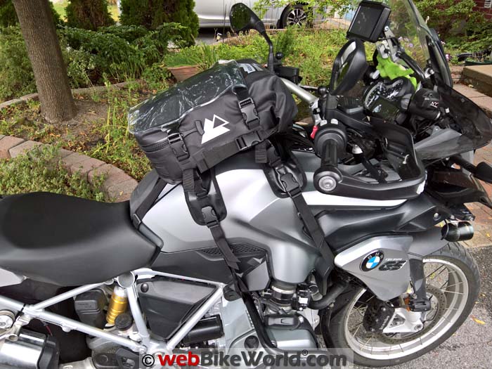 Touratech Moto Tank Bag on BMW R1200GS Right Side