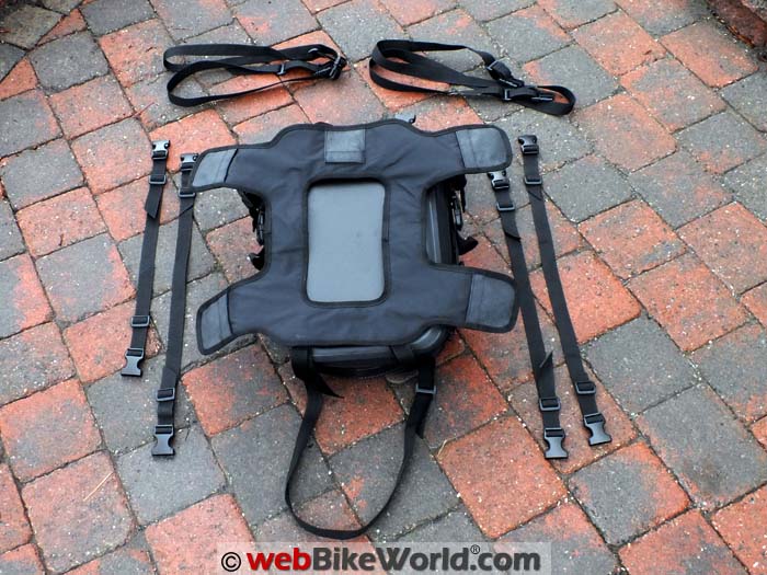 Touratech Waterproof Moto Tank Bag Bottom of Harness