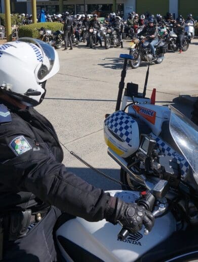 Annual police speed crackdown modular