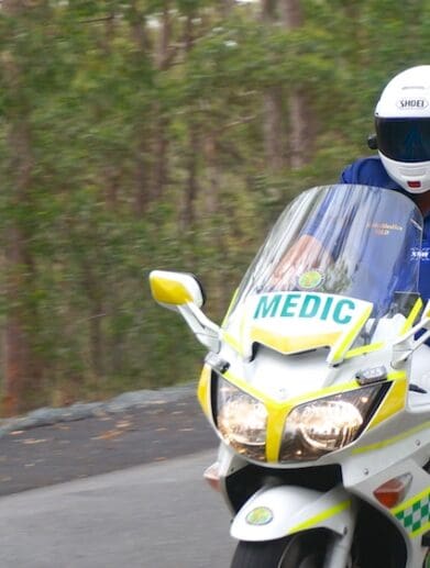 MotoMedics first aid paramedic first responder jade McGuinness patrol