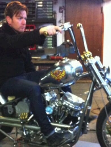 Ewan McGregor selling Panhead at auction