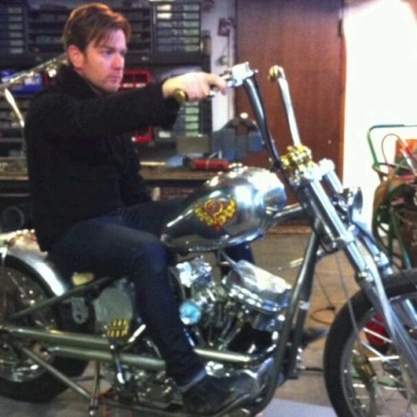 Ewan McGregor selling Panhead at auction