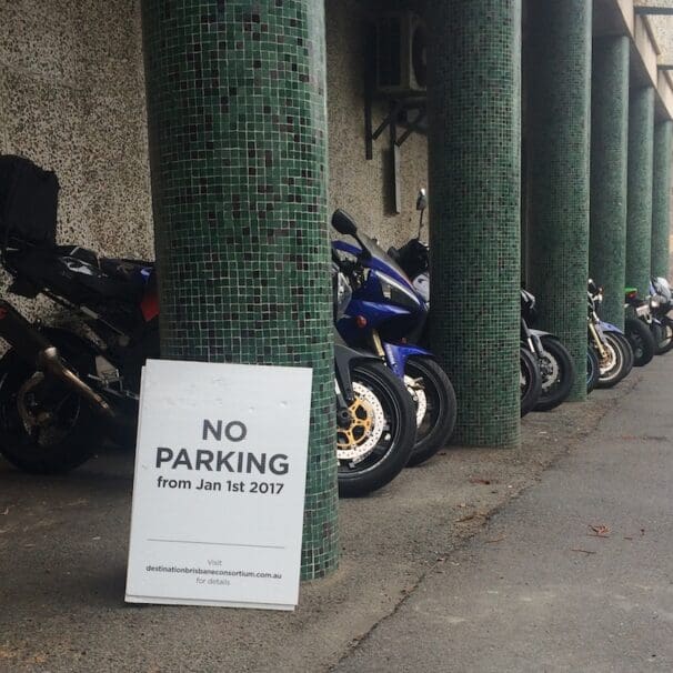 Fight on for lost motorcycle parking activists flexible