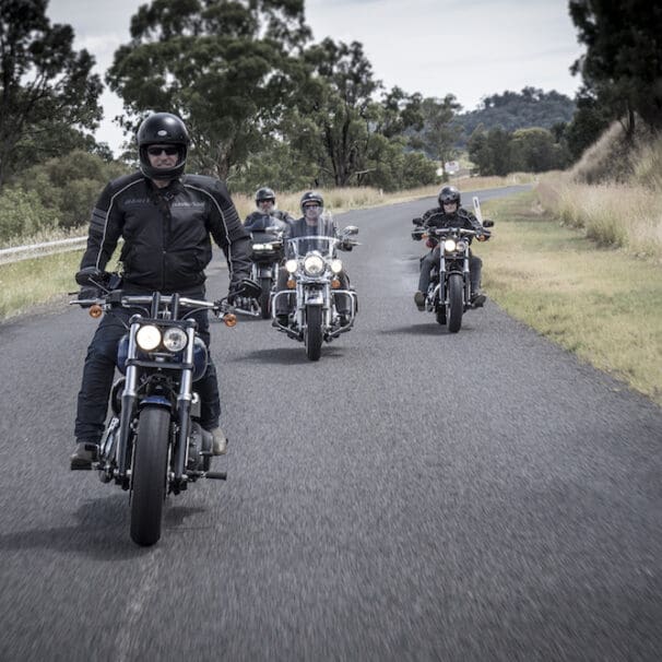 Dangers of organised group rides numbers pass biker