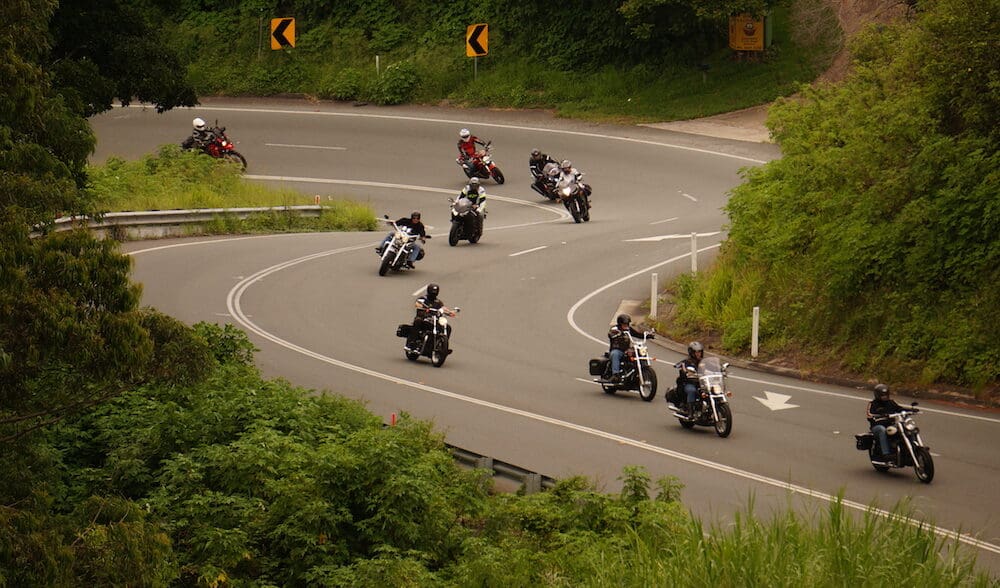 Dangers of organised group rides numbers