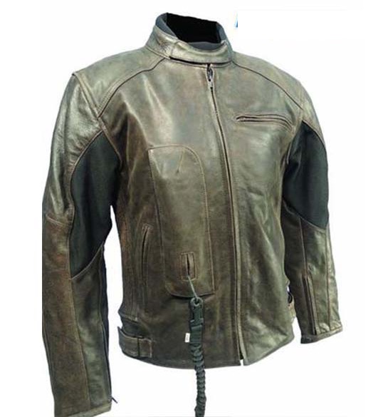 Helite is also available in a leather jacket