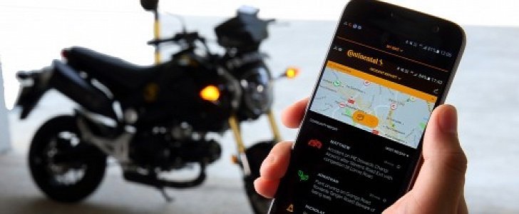 Continental ehorizon information system on motorcycles