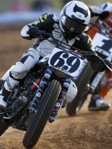 Pro AMA Flat Track stars Sammy Halbert