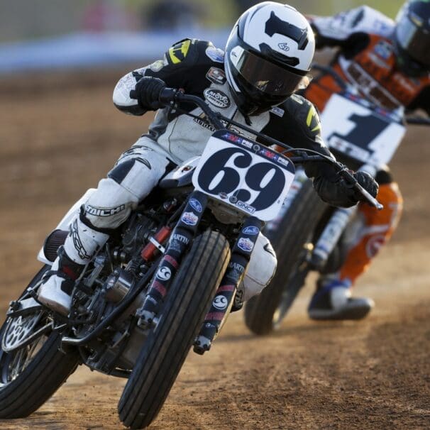 Pro AMA Flat Track stars Sammy Halbert