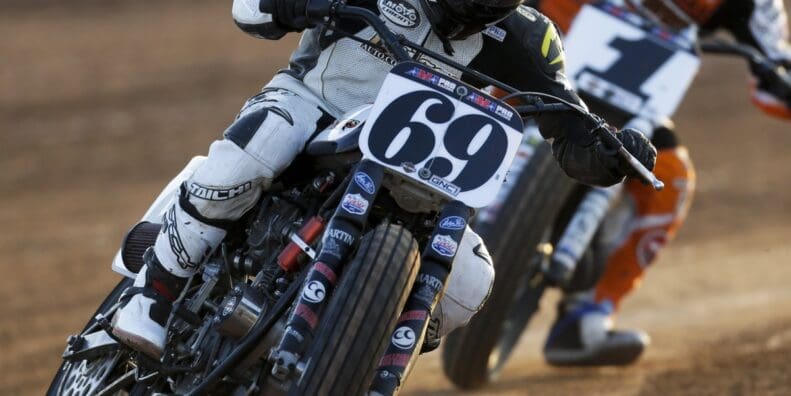 Pro AMA Flat Track stars Sammy Halbert