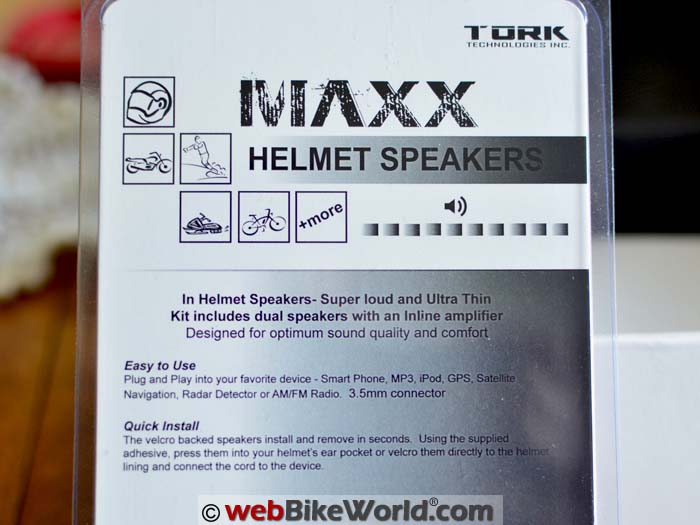 Tork Maxx Speaker Kit