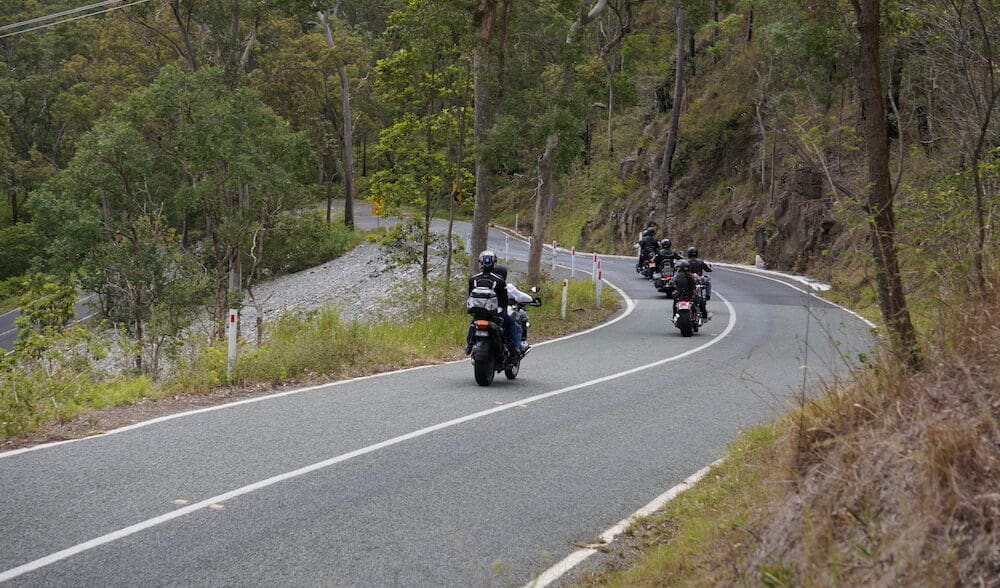 Motorcycles Gold Coast Canungra learners training road craft