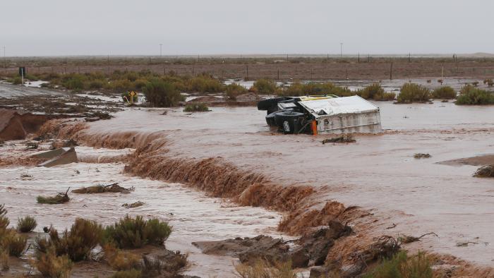 Dakar swamped