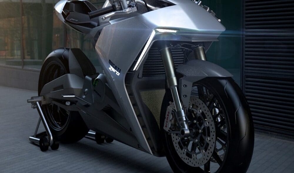 Ducati Zero electric concept 2020 electric bike race