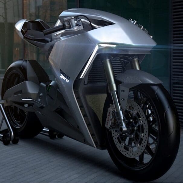 Ducati Zero electric concept 2020 electric bike race