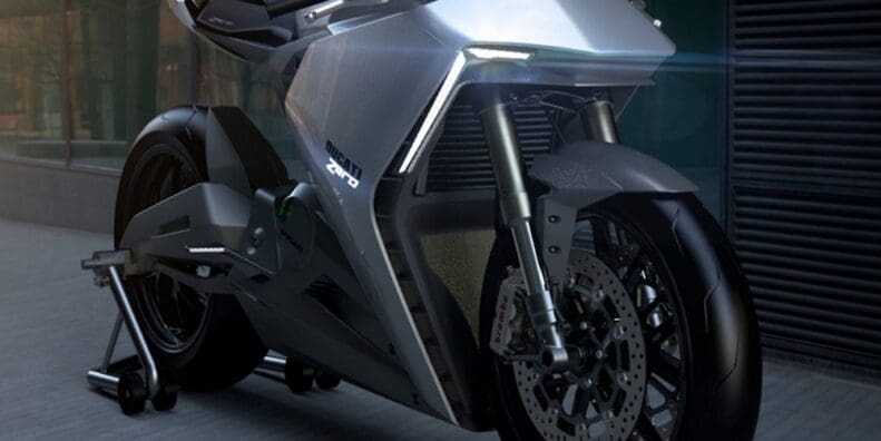 Ducati Zero electric concept 2020 electric bike race