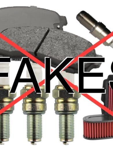 Riders warned after fake parts haul