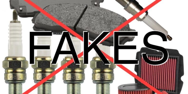 Riders warned after fake parts haul