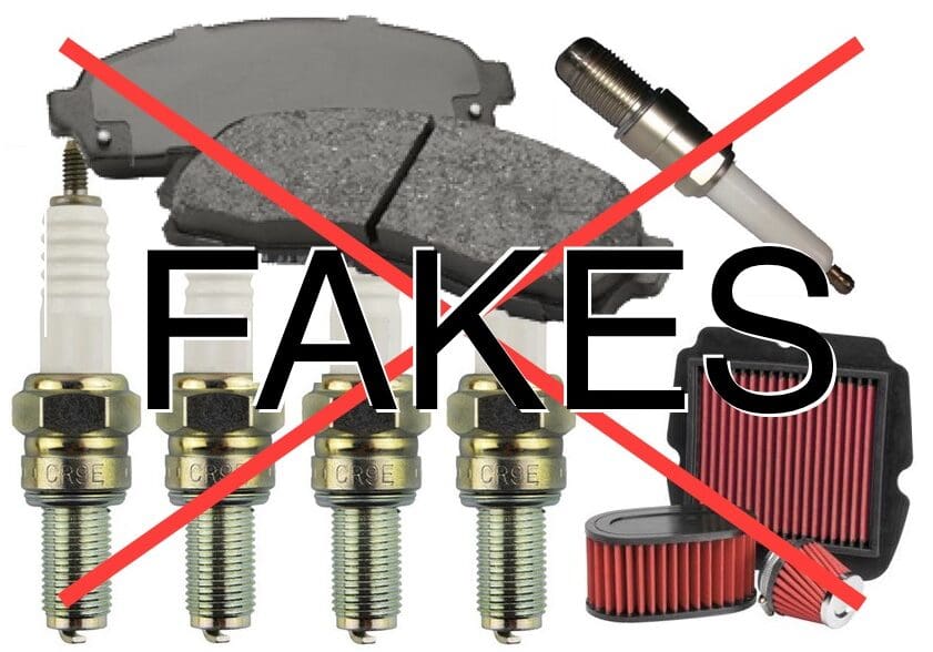 Riders warned after fake parts haul