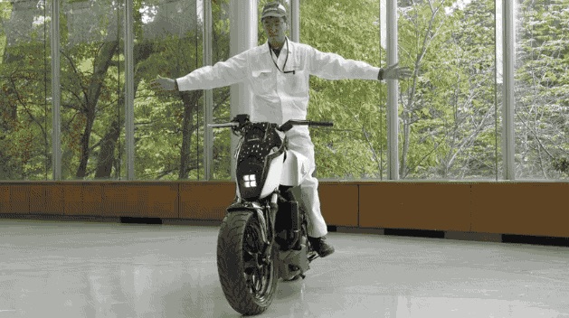 Honda's self-balancing motorcycle