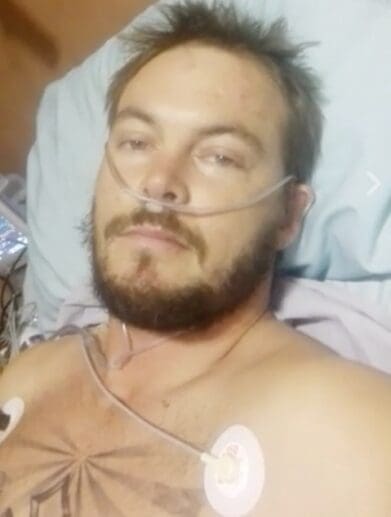 Toby Price in a Bolivian hospital after crashing out of the Dakar Rally in the fourth stage