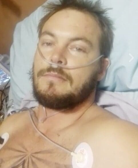 Toby Price in a Bolivian hospital after crashing out of the Dakar Rally in the fourth stage