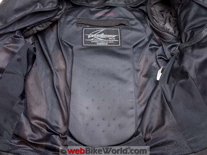 AGV Sport Compass Jacket Back Protector