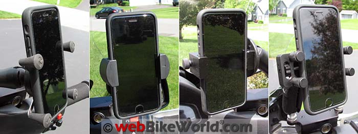 Four Motorcycle Phone Mounts Reviewed