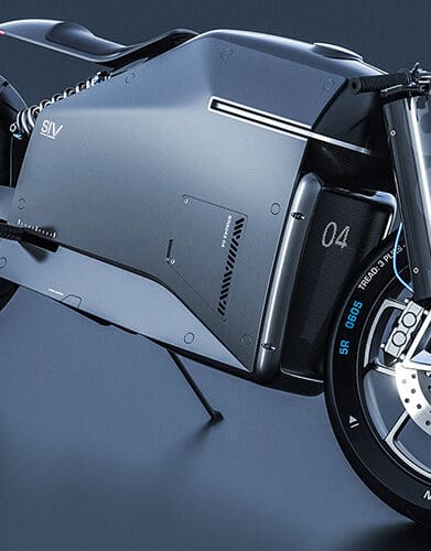 Great Japan carbon fiber concept samurai motorcycle