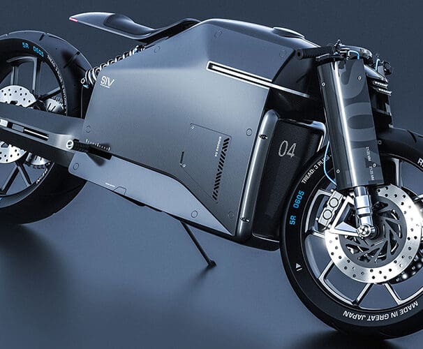 Great Japan carbon fiber concept samurai motorcycle