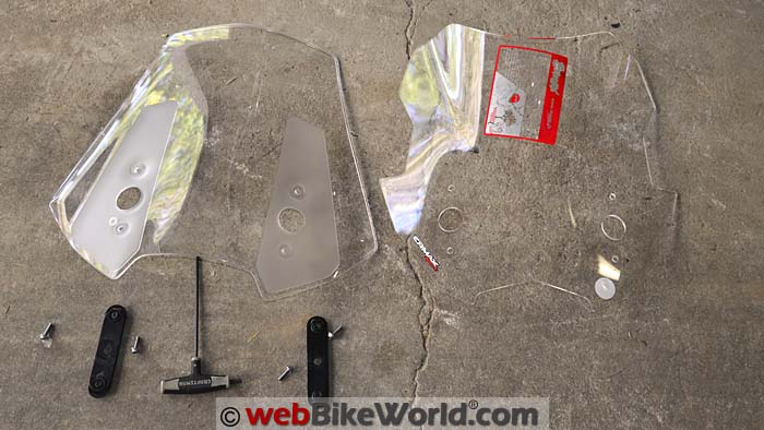 Kawasaki Windscreen vs. Ermax Windscreen