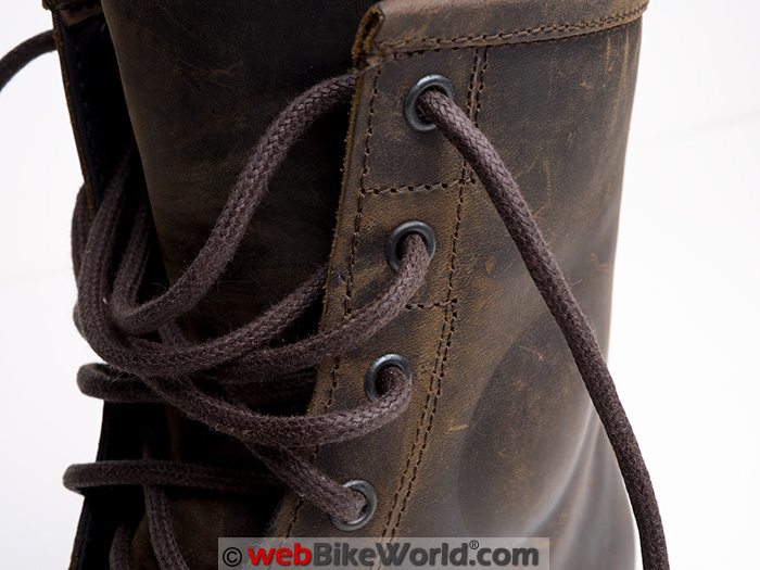 TCX X-Blend Waterproof Boots Laces Close-up