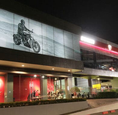 Largest Ducati showroom in the world is in Jakarta - asian market