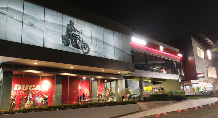 Largest Ducati showroom in the world is in Jakarta - asian market