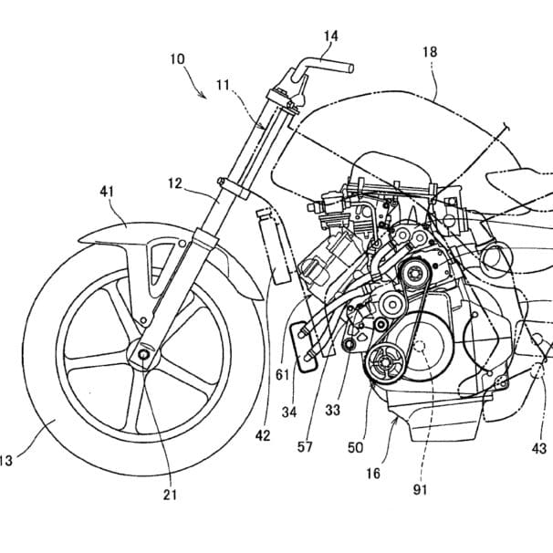 Honda turbo engine drawings turbine