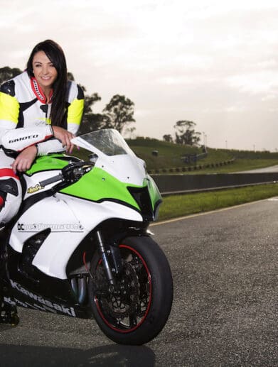 Ashlee De Bakker Female cop bike racer pushes training championships