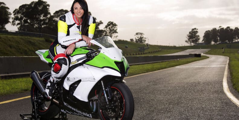 Ashlee De Bakker Female cop bike racer pushes training championships